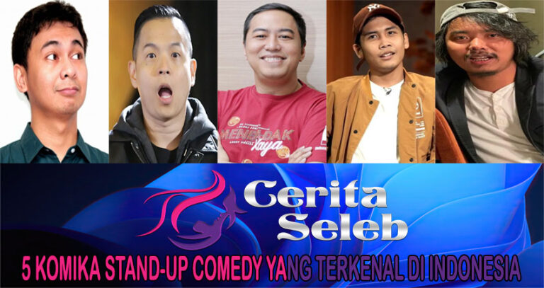 5 Komika Stand-up Comedy yang Terkenal di Indonesia