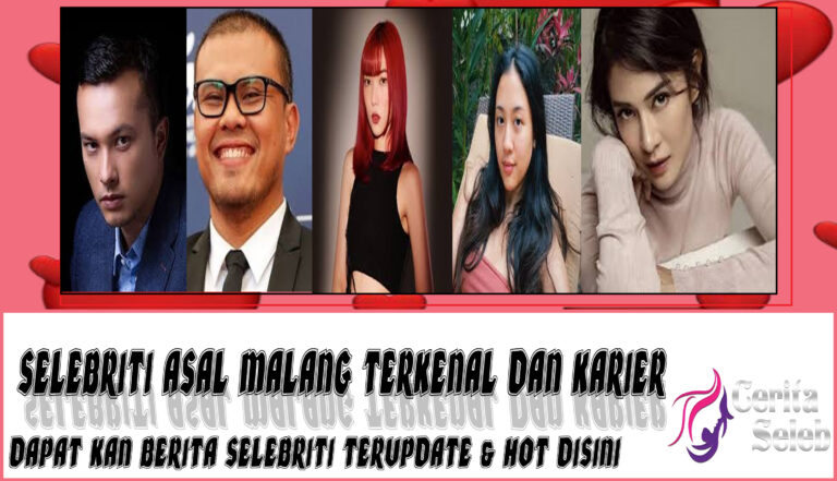 5 Selebriti Asal Malang