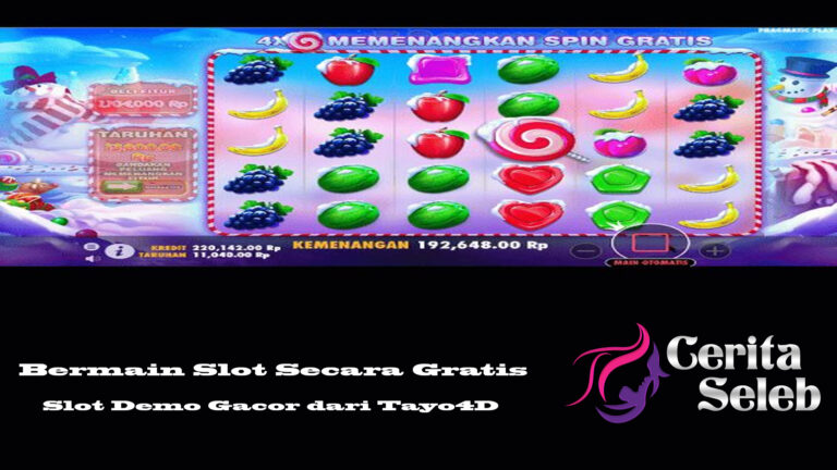 Bermain Slot Secara Gratis Di Slot Demo Gacor dari Tayo4D